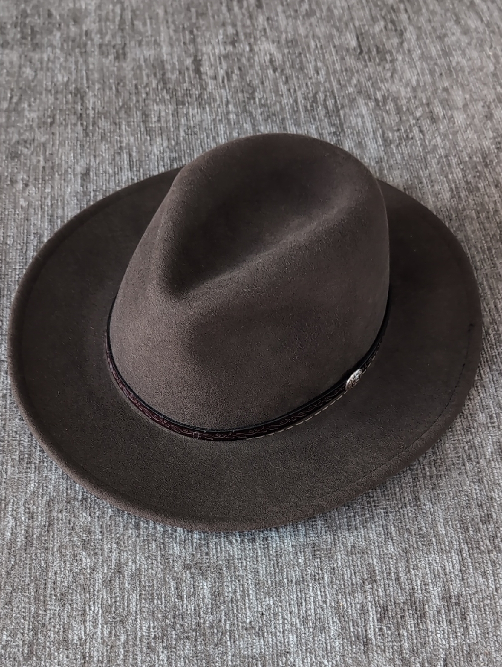 NWOT Stetson Wool Felt Fedora Hat Mink Med